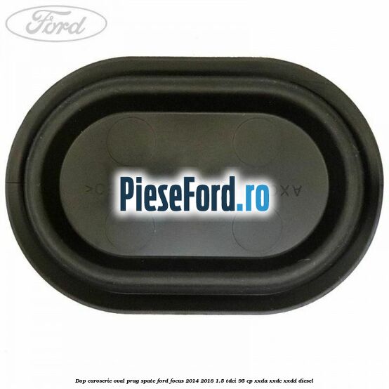 Dop caroserie oval prag spate Ford Focus 2014-2018 1.5 TDCi 95 cp XXDA, XXDC, XXDD diesel
