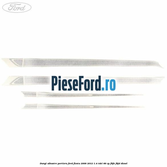 Dungi albastre portiera Ford Fiesta 2008-2012 1.4 TDCi 68 cp F6JB, F6JD diesel
