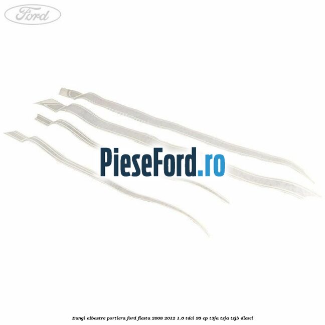 Dungi albastre portiera Ford Fiesta 2008-2012 1.6 TDCi 95 cp T3JA, TZJA, TZJB diesel