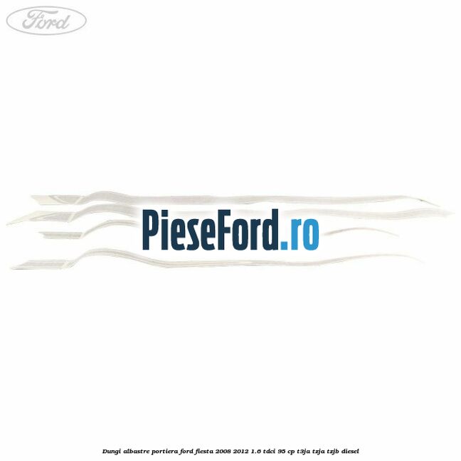 Dungi albastre portiera Ford Fiesta 2008-2012 1.6 TDCi 95 cp T3JA, TZJA, TZJB diesel