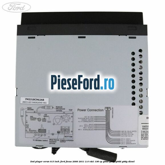 DVD player ecran 6.5 inch Ford Focus 2008-2011 2.0 TDCi 136 cp DVD player ecran 6.5 inch Ford Focus 2008-2011 2.0 TDCi 136 cp G6DA, G6DB, G6DD, G6DG diesel