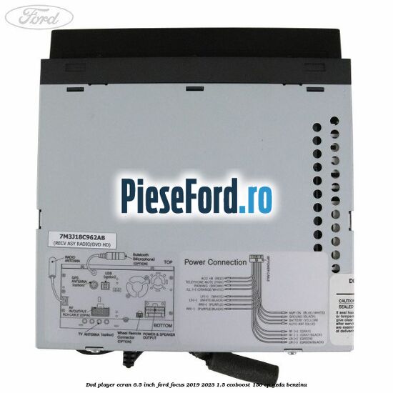 DVD player ecran 6.5 inch Ford Focus 2019-2023 1.5 EcoBoost 150 cp YZDA benzina