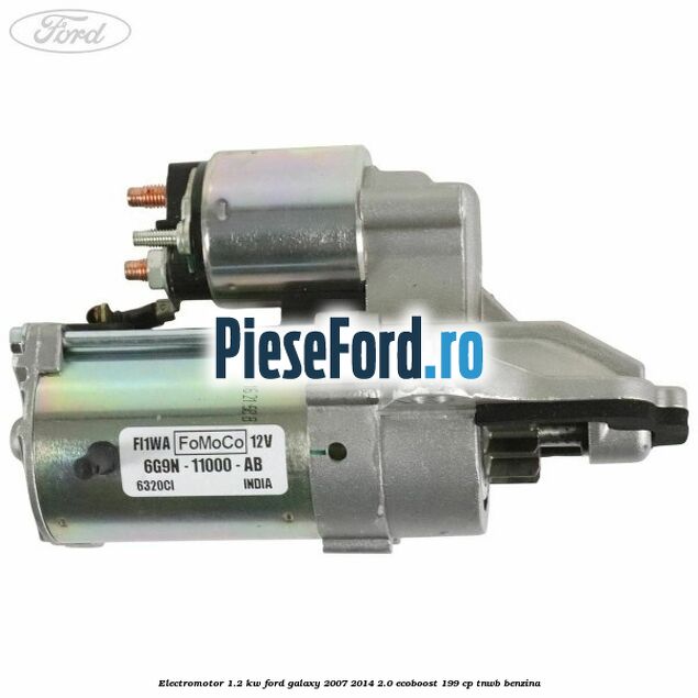 Electromotor 1.2 Kw Ford Galaxy 2007-2014 2.0 EcoBoost 199 cp TNWB benzina
