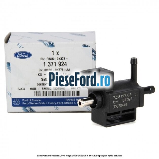 Electrovalva vacuum Ford Kuga 2008-2012 2.5 4x4 200 cp HYDB, HYDC benzina
