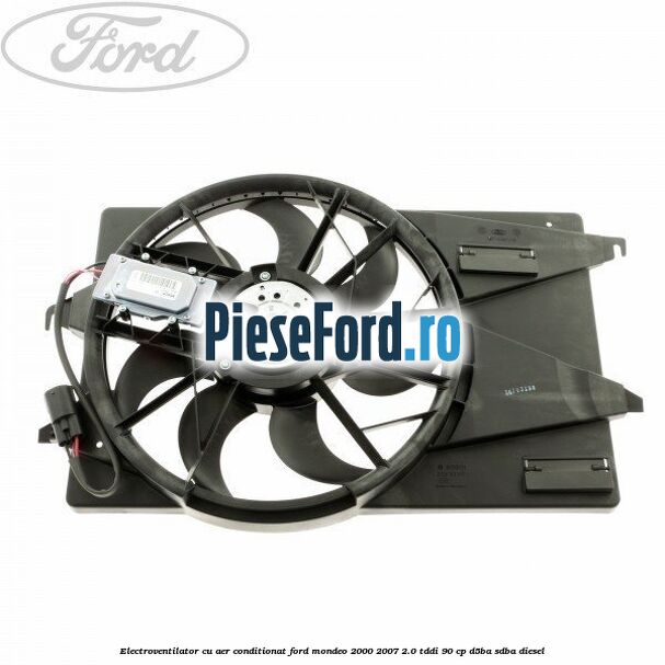 Electroventilator, cu aer conditionat Ford Mondeo 2000-2007 2.0 TDDI 90 cp D5BA, SDBA diesel