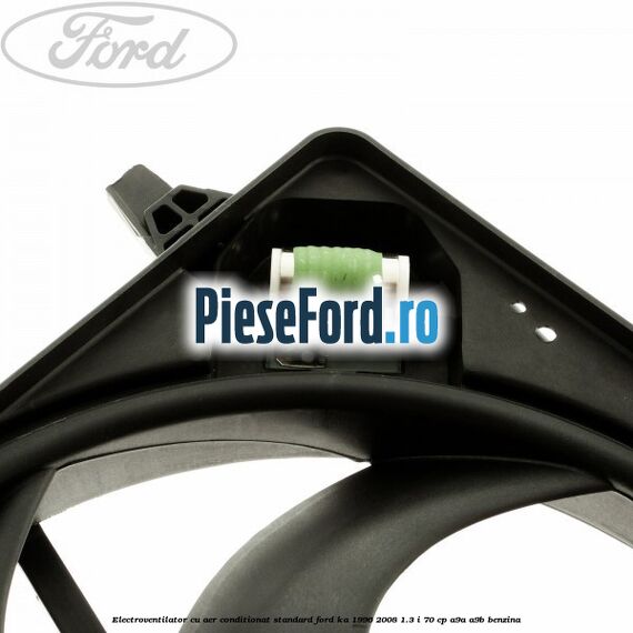 Electroventilator, cu aer conditionat standard Ford Ka 1996-2008 1.3 i 70 cp A9A, A9B benzina