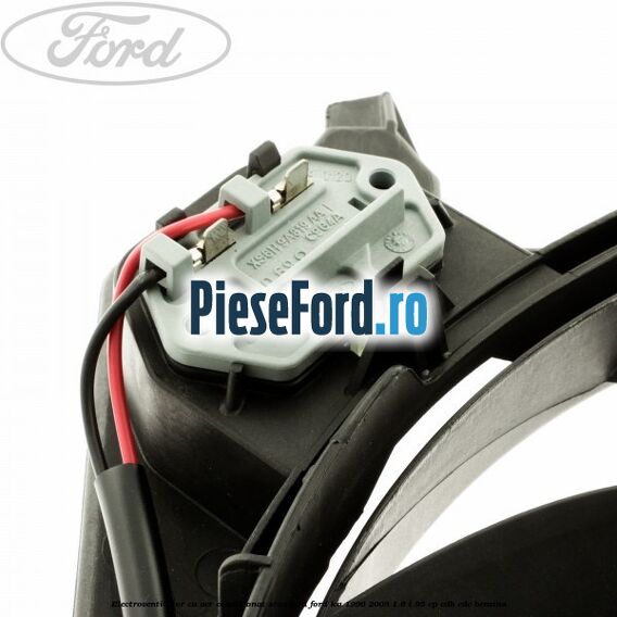 Electroventilator, cu aer conditionat standard Ford Ka 1996-2008 1.6 i 95 cp CDB, CDC benzina