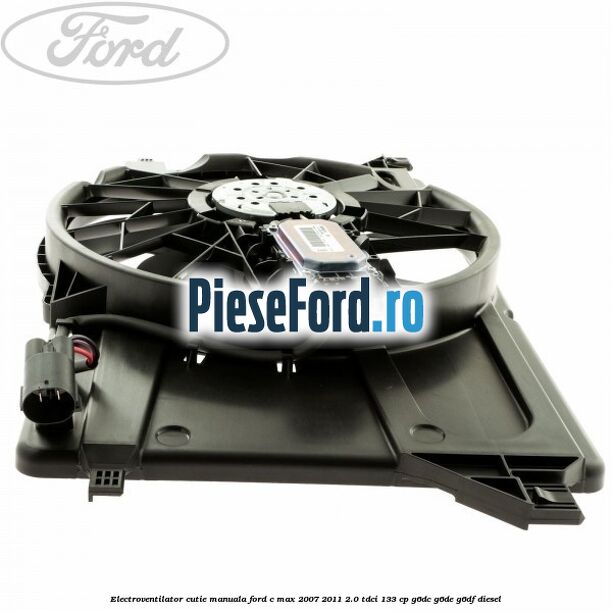 Electroventilator cutie manuala Ford C-Max 2007-2011 2.0 TDCi 133 cp G6DC, G6DE, G6DF diesel