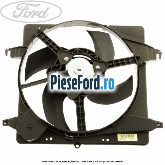 Electroventilator fara AC Ford Ka 1996-2008 1.6 i 95 cp CDB, CDC benzina
