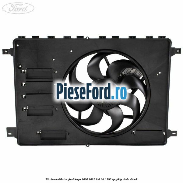 Electroventilator Ford Kuga 2008-2012 2.0 TDCi 136 cp G6DG, UKDA diesel