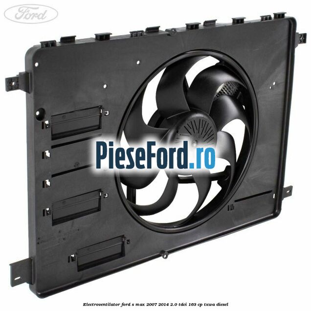 Electroventilator Ford S-Max 2007-2014 2.0 TDCi 163 cp TXWA diesel