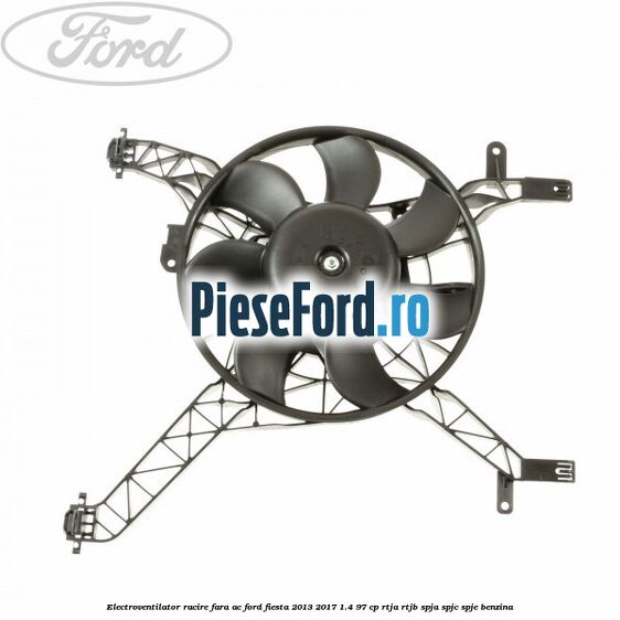 Electroventilator racire fara AC Ford Fiesta 2013-2017 1.4 97 cp RTJA, RTJB, SPJA, SPJC, SPJE benzina