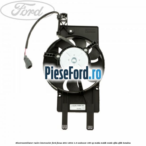 Electroventilator racire intercooler Ford Focus 2011-2014 1.0 EcoBoost 100 cp M2DA, M2DB, M2DC, SFDA, SFDB benzina