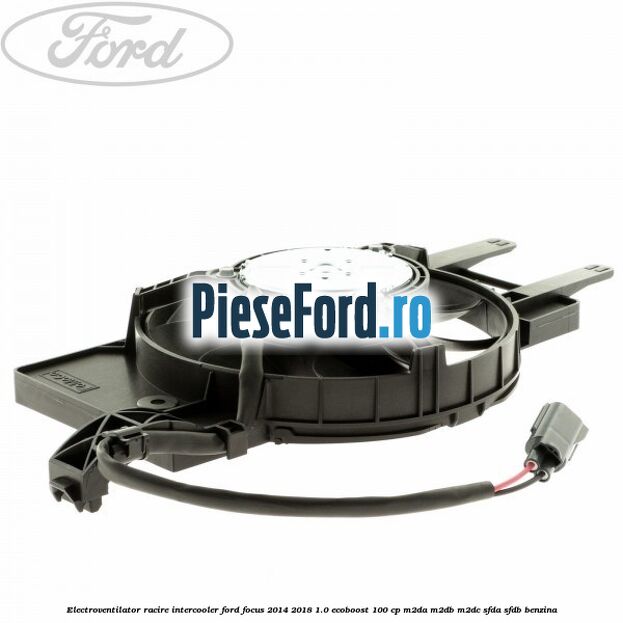 Electroventilator racire intercooler Ford Focus 2014-2018 1.0 EcoBoost 100 cp M2DA, M2DB, M2DC, SFDA, SFDB benzina