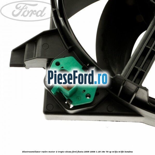 Electroventilator racire motor, 2 trepte viteza Ford Fiesta 2005-2008 1.25 16V 70 cp M7JA, M7JB benzina