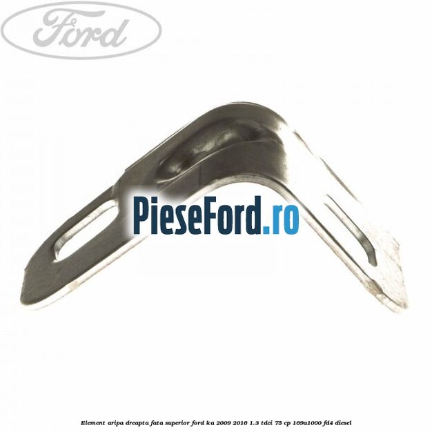 Element aripa dreapta fata, superior Ford Ka 2009-2016 1.3 TDCi 75 cp 169A1000, FD4 diesel