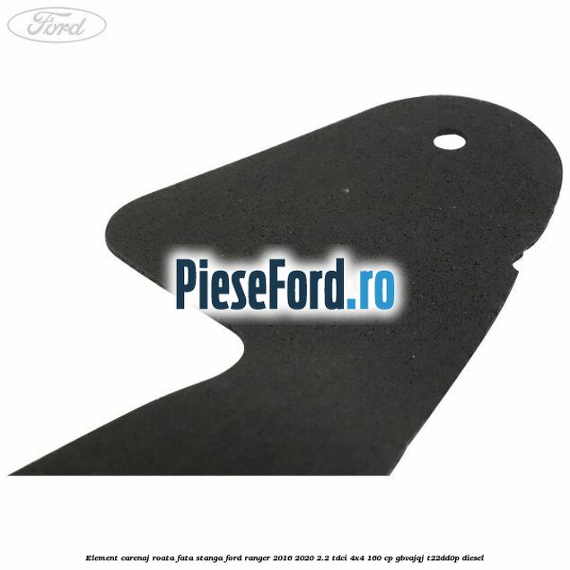 Element carenaj roata fata stanga Ford Ranger 2016-2020 2.2 TDCi 4x4 160 cp GBVAJQJ, T22DD0P diesel
