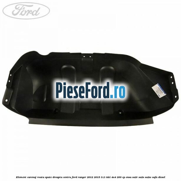 Element carenaj roata spate dreapta centru Ford Ranger 2012-2015 3.2 TDCi 4x4 200 cp ENSA, SA2R, SA2S, SA2W, SAFA diesel