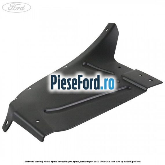 Element carenaj roata spate dreapta spre spate Ford Ranger 2016-2020 2.2 TDCi 131 cp T22DD0P diesel