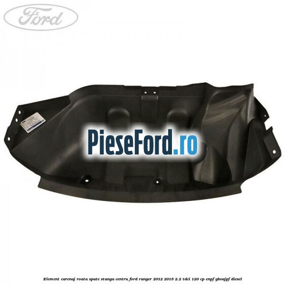 Element carenaj roata spate stanga centru Ford Ranger 2012-2015 2.2 TDCi 120 cp ENPF, GBVAJPF diesel