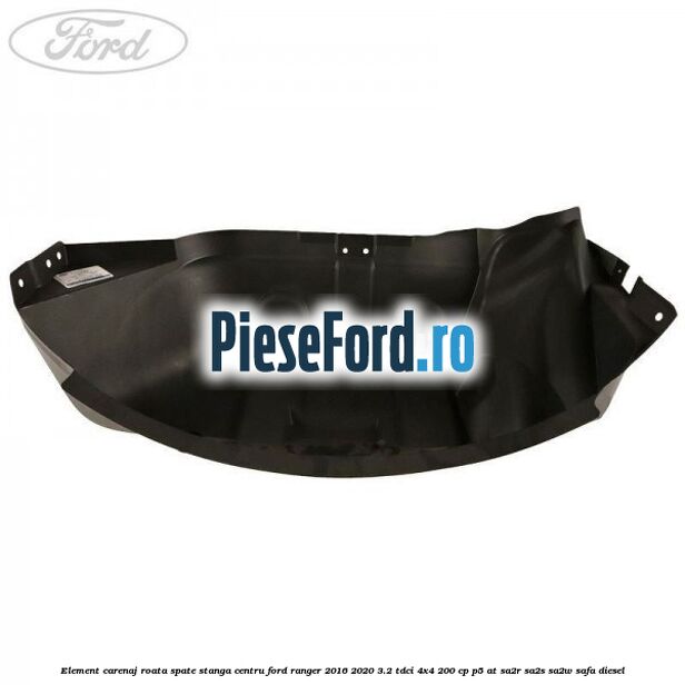 Element carenaj roata spate stanga centru Ford Ranger 2016-2020 3.2 TDCi 4x4 200 cp P5-AT, SA2R, SA2S, SA2W, SAFA diesel