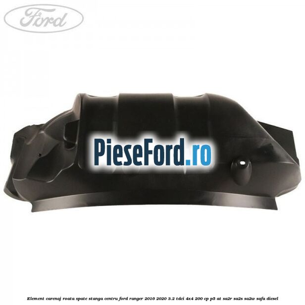 Element carenaj roata spate stanga centru Ford Ranger 2016-2020 3.2 TDCi 4x4 200 cp P5-AT, SA2R, SA2S, SA2W, SAFA diesel