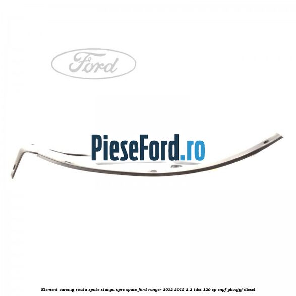 Element carenaj roata spate stanga spre spate Ford Ranger 2012-2015 2.2 TDCi 120 cp ENPF, GBVAJPF diesel