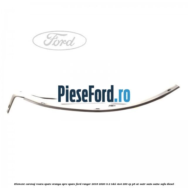 Element carenaj roata spate stanga spre spate Ford Ranger 2016-2020 3.2 TDCi 4x4 200 cp P5-AT, SA2R, SA2S, SA2W, SAFA diesel