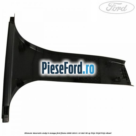 Element decorativ stalp b stanga Ford Fiesta 2008-2012 1.6 TDCi 90 cp HHJC, HHJD, HHJE diesel