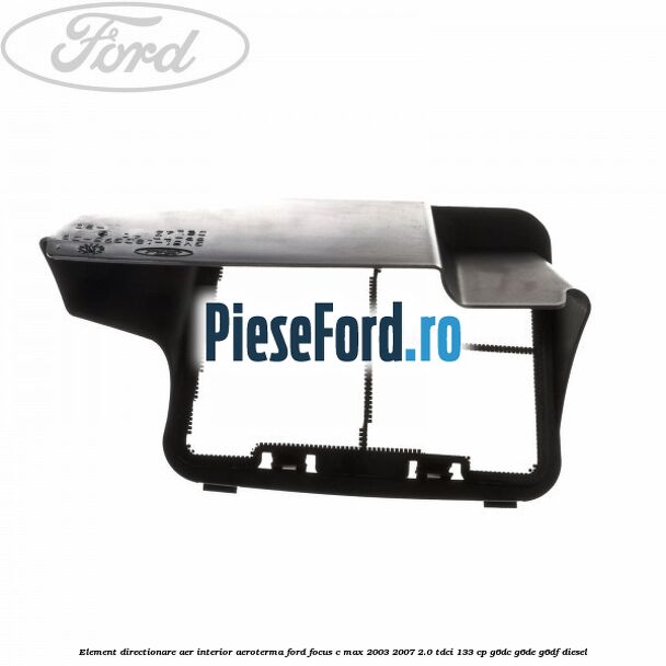 Element directionare aer interior aeroterma Ford Focus C-Max 2003-2007 2.0 TDCi 133 cp G6DC, G6DE, G6DF diesel