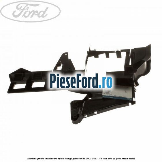 Element fixare incuietoare spate, stanga Ford C-Max 2007-2011 1.6 TDCi 101 cp G8DC, MTDA diesel