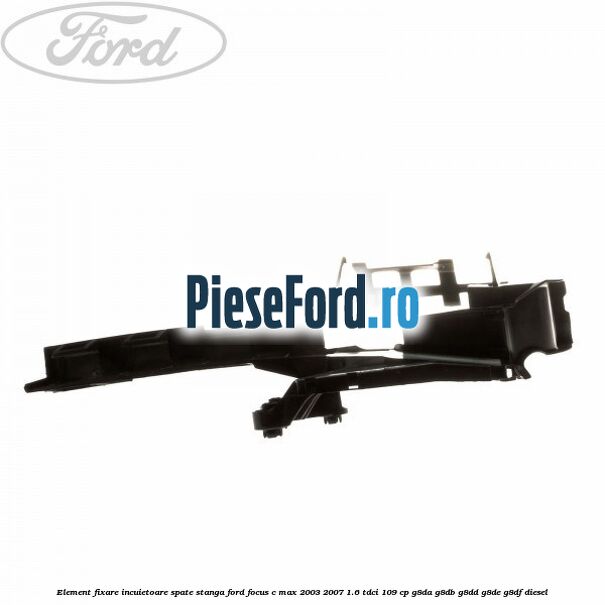 Element fixare incuietoare spate, stanga Ford Focus C-Max 2003-2007 1.6 TDCi 109 cp G8DA, G8DB, G8DD, G8DE, G8DF diesel
