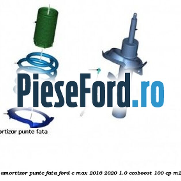 Element flansa amortizor punte fata Ford C-Max 2016-2020 1.0 EcoBoost 100 cp Element flansa amortizor punte fata Ford C-Max 2016-2020 1.0 EcoBoost 100 cp M2DA, SFDA benzina