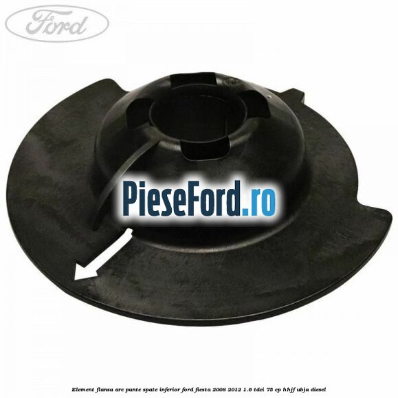 Element flansa arc punte spate inferior Ford Fiesta 2008-2012 1.6 TDCi 75 cp HHJF, UBJA diesel