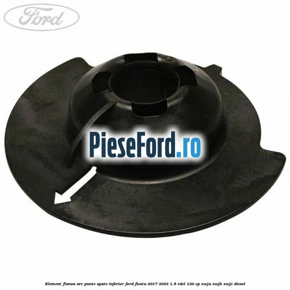 Element flansa arc punte spate inferior Ford Fiesta 2017-2023 1.5 TDCi 120 cp Element flansa arc punte spate inferior Ford Fiesta 2017-2023 1.5 TDCi 120 cp XWJA, XWJB, XWJC diesel