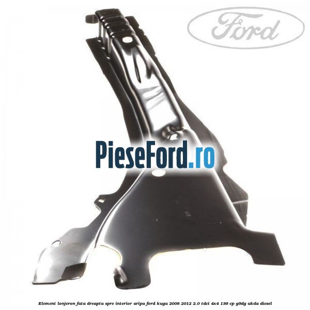 Element lonjeron fata dreapta spre interior aripa Ford Kuga 2008-2012 2.0 TDCi 4x4 136 cp G6DG, UKDA diesel