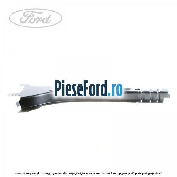 Element lonjeron fata stanga spre interior aripa Ford Focus 2004-2007 1.6 TDCi 109 cp Element lonjeron fata stanga spre interior aripa Ford Focus 2004-2007 1.6 TDCi 109 cp G8DA, G8DB, G8DD, G8DE, G8DF diesel