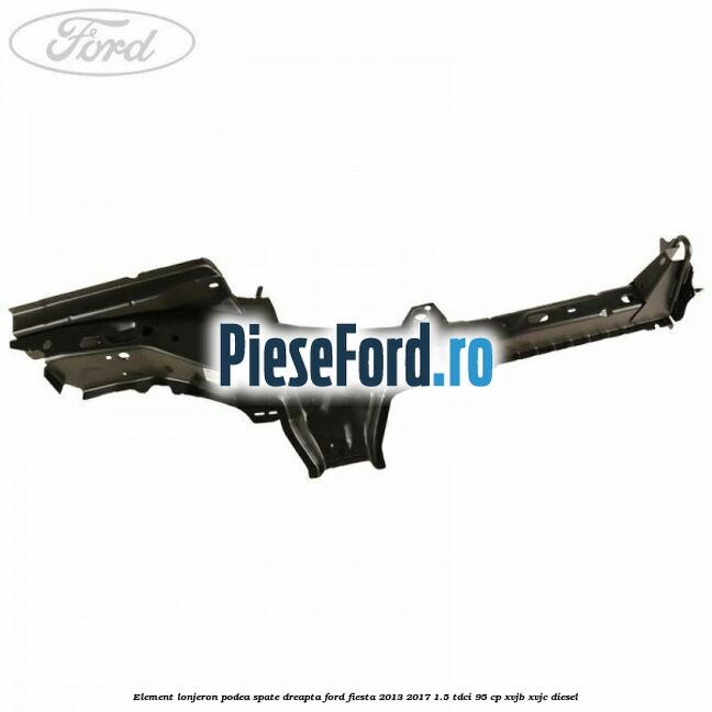 Element lonjeron podea spate dreapta Ford Fiesta 2013-2017 1.5 TDCi 95 cp XVJB, XVJC diesel