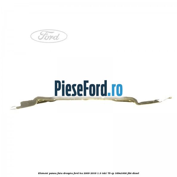 Element panou fata dreapta Ford Ka 2009-2016 1.3 TDCi 75 cp 169A1000, FD4 diesel