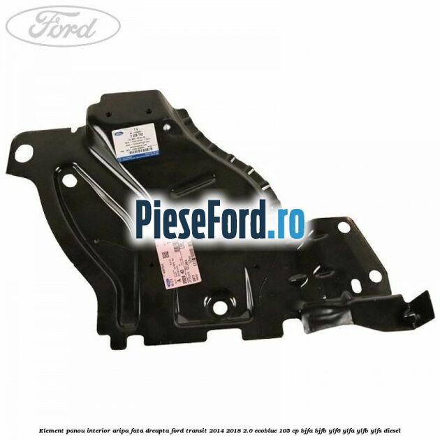Element panou interior aripa fata dreapta Ford Transit 2014-2018 2.0 EcoBlue 105 cp BJFA, BJFB, YLF6, YLFA, YLFB, YLFS diesel