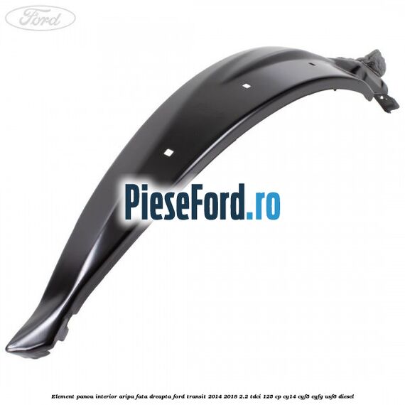 Element panou interior aripa fata dreapta Ford Transit 2014-2018 2.2 TDCi 125 cp CY14, CYF5, CYFG, USF6 diesel