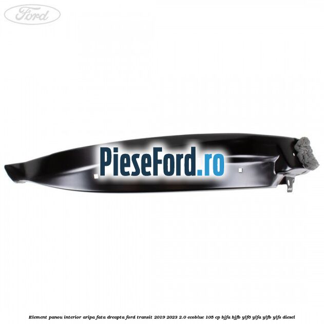 Element panou interior aripa fata dreapta Ford Transit 2019-2023 2.0 EcoBlue 105 cp BJFA, BJFB, YLF6, YLFA, YLFB, YLFS diesel