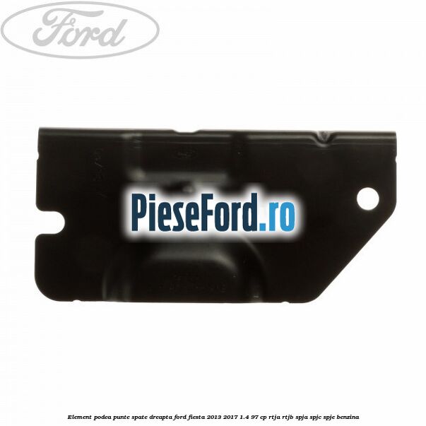 Element podea punte spate dreapta Ford Fiesta 2013-2017 1.4 97 cp RTJA, RTJB, SPJA, SPJC, SPJE benzina