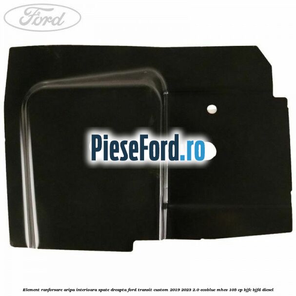 Element ranforsare aripa interioara spate dreapta Ford Transit Custom 2019-2023 2.0 EcoBlue mHEV 105 cp BJFC, BJFD diesel