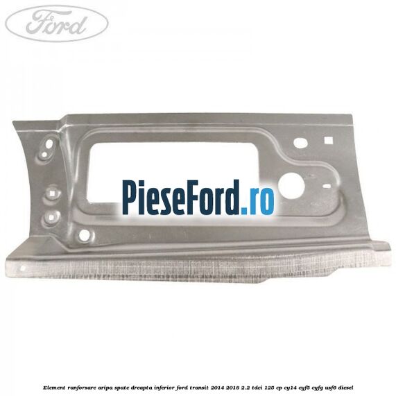 Element ranforsare aripa spate dreapta inferior Ford Transit 2014-2018 2.2 TDCi 125 cp CY14, CYF5, CYFG, USF6 diesel