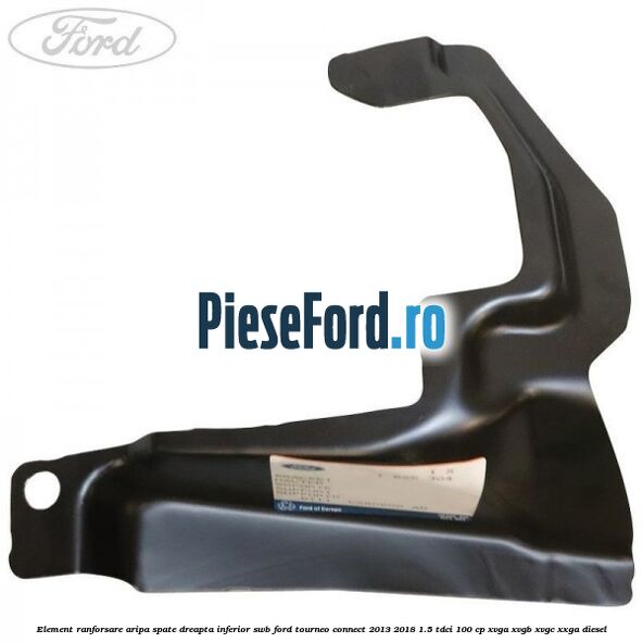 Element ranforsare aripa spate dreapta inferior SWB Ford Tourneo Connect 2013-2018 1.5 TDCi 100 cp XVGA, XVGB, XVGC, XXGA diesel