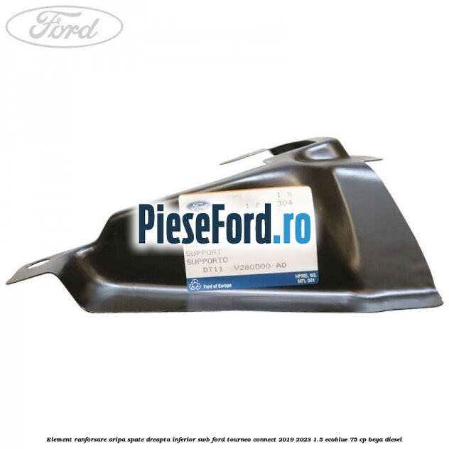 Element ranforsare aripa spate dreapta inferior SWB Ford Tourneo Connect 2019-2023 1.5 EcoBlue 75 cp BEGA diesel