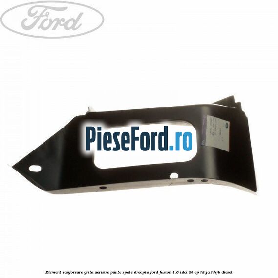 Element ranforsare grila aerisire punte spate dreapta Ford Fusion 1.6 TDCi 90 cp HHJA, HHJB diesel