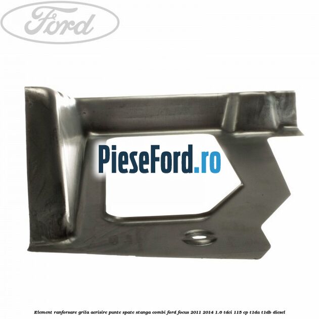 Element ranforsare grila aerisire punte spate stanga combi Ford Focus 2011-2014 1.6 TDCi 115 cp T1DA, T1DB diesel