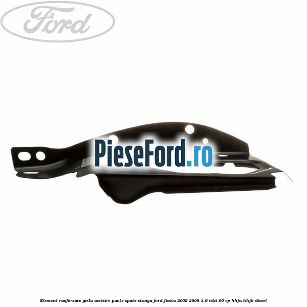 Element ranforsare grila aerisire punte spate stanga Ford Fiesta 2005-2008 1.6 TDCi 90 cp HHJA, HHJB diesel
